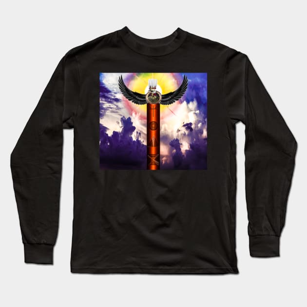 Igbo Sun God: Utu Udele Igwe by Sirius Ugo Art Long Sleeve T-Shirt by uchenigbo